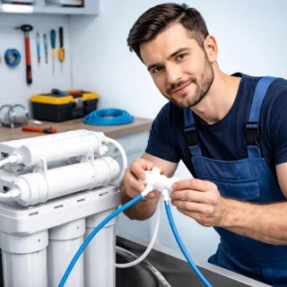 آموزش عیب یابی و تعویض چهارراهی دستگاه تصفیه آب خانگی
